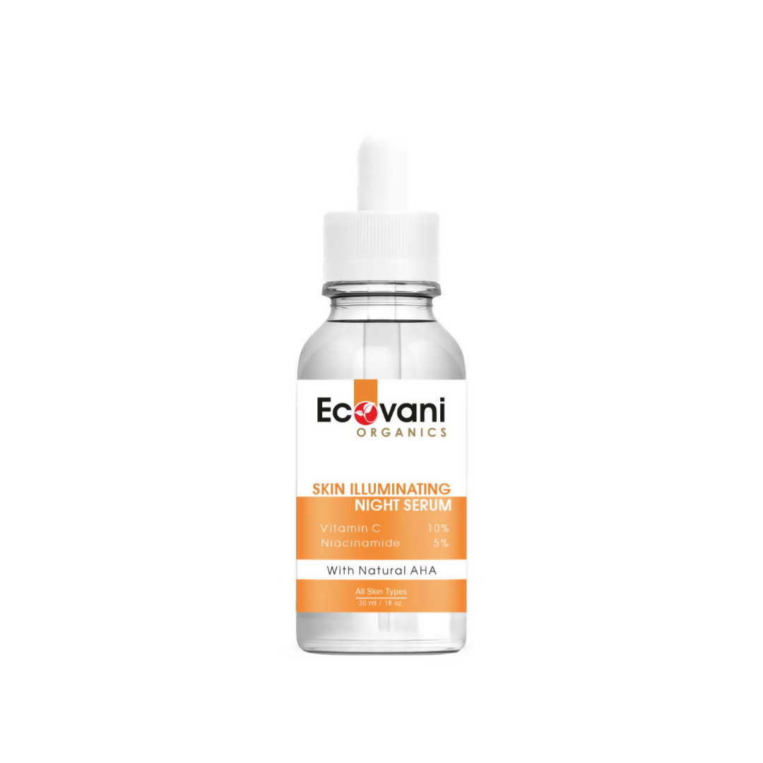 Ecovani Organics Skin Illuminating Night Serum For Anti-Ageing | Grocsy