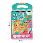 Dreamland Publications Style Studio Fashion Sketch Activity Book 2 for Girls Age 4-8 years | Grocsy