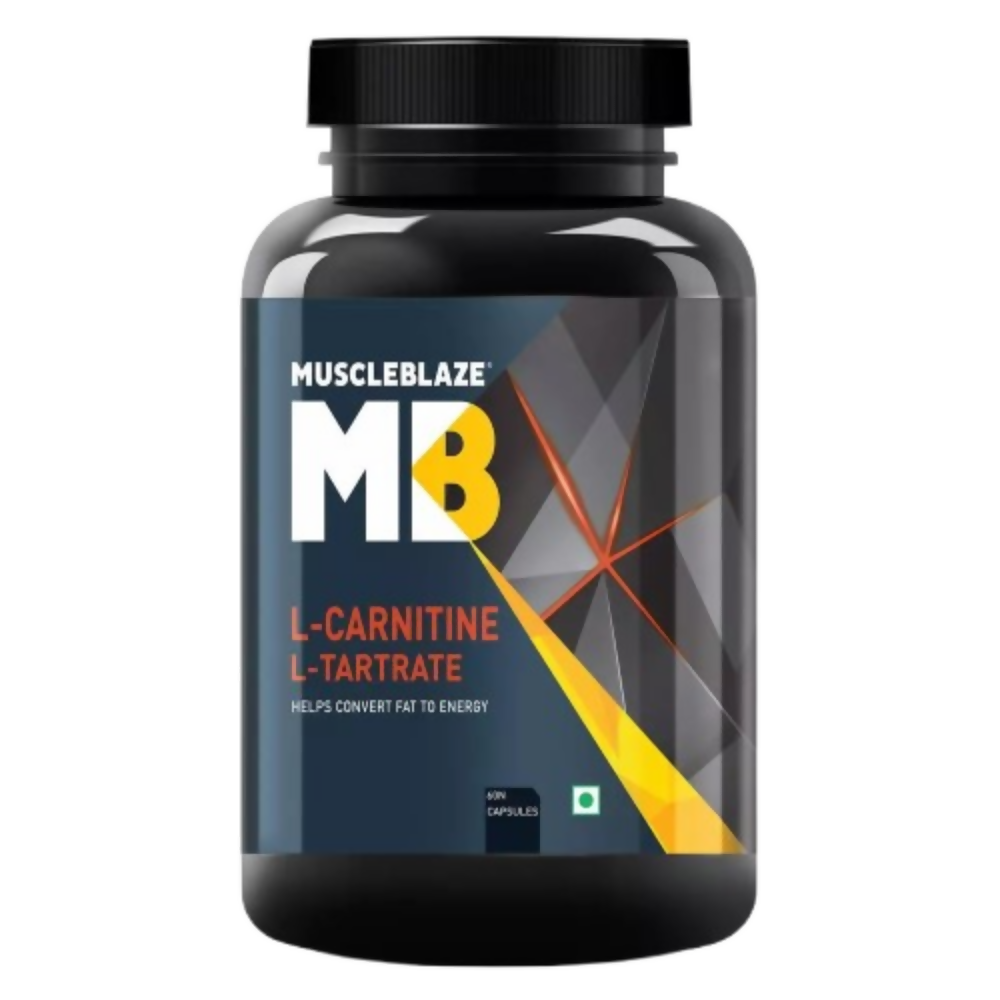 MuscleBlaze L-Carnitine L-Tartrate Capsules | Grocsy