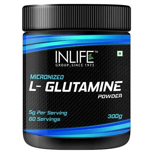 Inlife Micronized L-Glutamine Powder | Grocsy