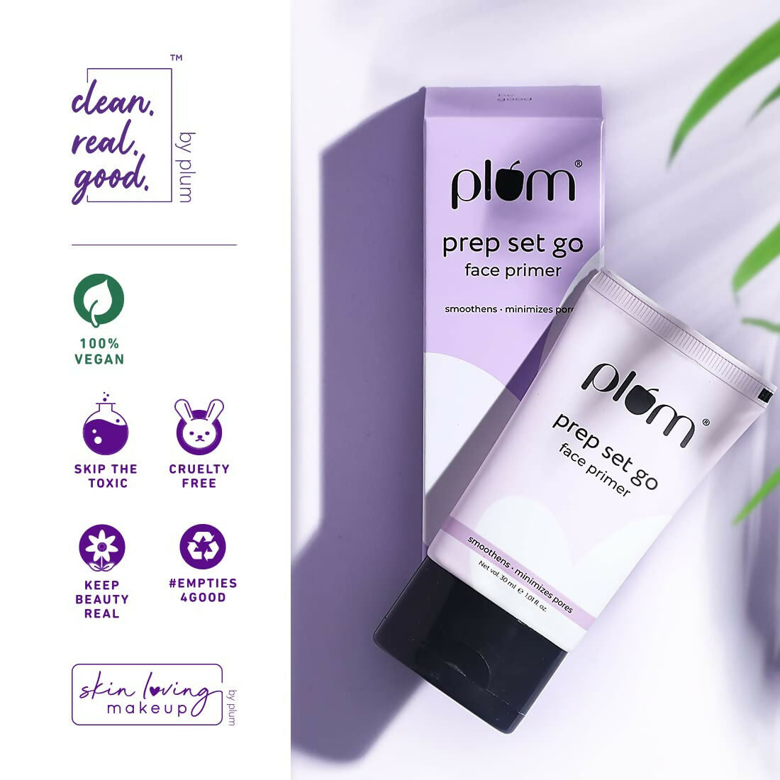 Plum Prep Set Go Face Primer | Grocsy