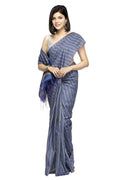 Mominos Fashion Royal Blue Color Bhagalpuri Saree | Grocsy