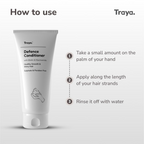 Traya Defence Conditioner with Biotin & Niacinamide | Grocsy