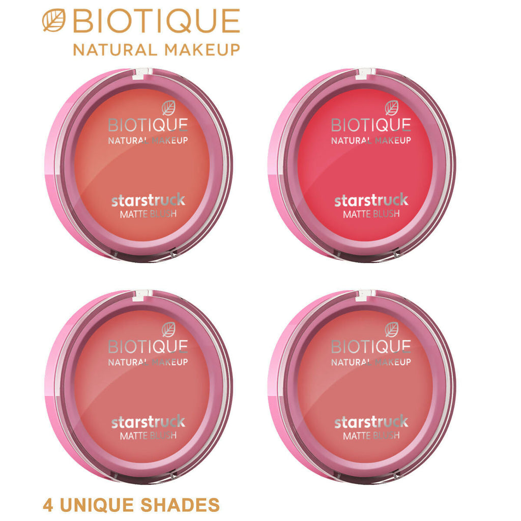 Biotique Starstruck Matte Blush -Modesty Blush-BL31 | Grocsy