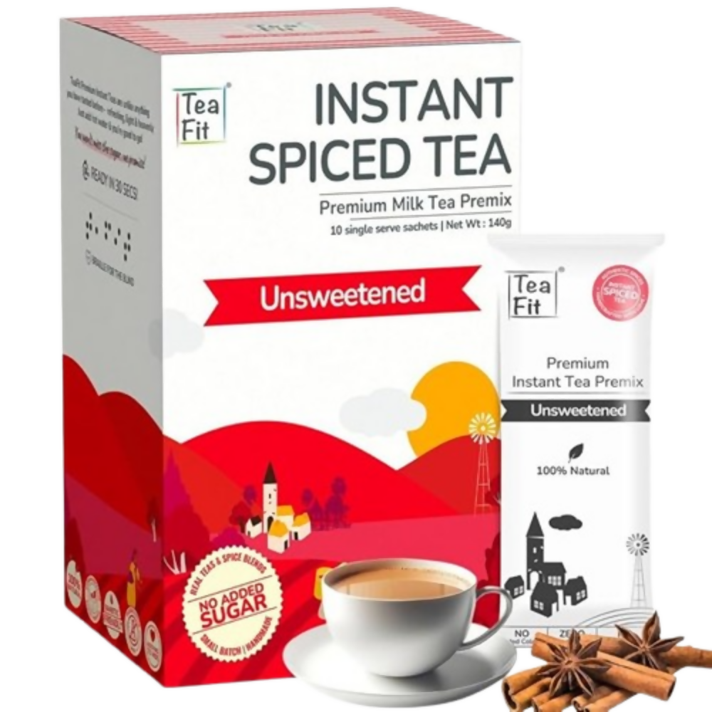 TeaFit Premium NO SUGAR Instant Masala Tea Premix | Grocsy