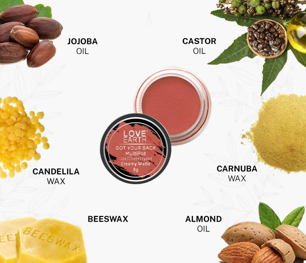 Love Earth Lip Tint & Cheek Tint Multipot-Got Your Back | Grocsy