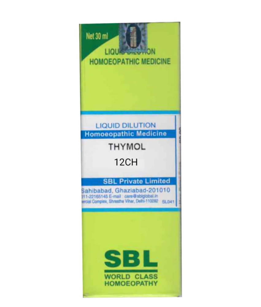 SBL Homeopathy Thymol Dilution | Grocsy