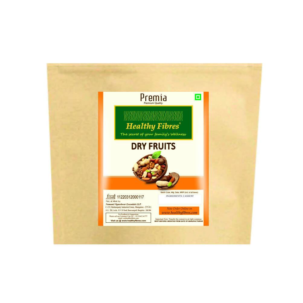 Healthy Fibres Whole Cashew | Grocsy