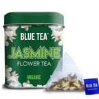 Blue Tea Organic Jasmine Flower Tea | Grocsy