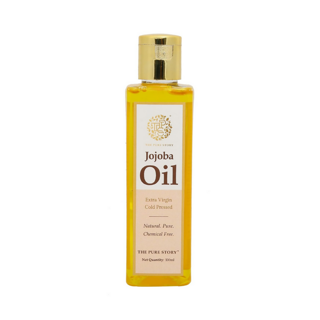 The Pure Story Natural Cold Pressed Jojoba Oil for Hair & All Body parts | Grocsy