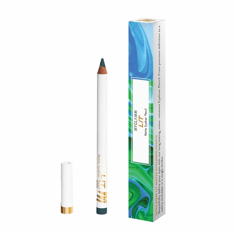 MYGLAMM LIT Matte Eyeliner Pencil - Yass (1.14 Gm) | Grocsy