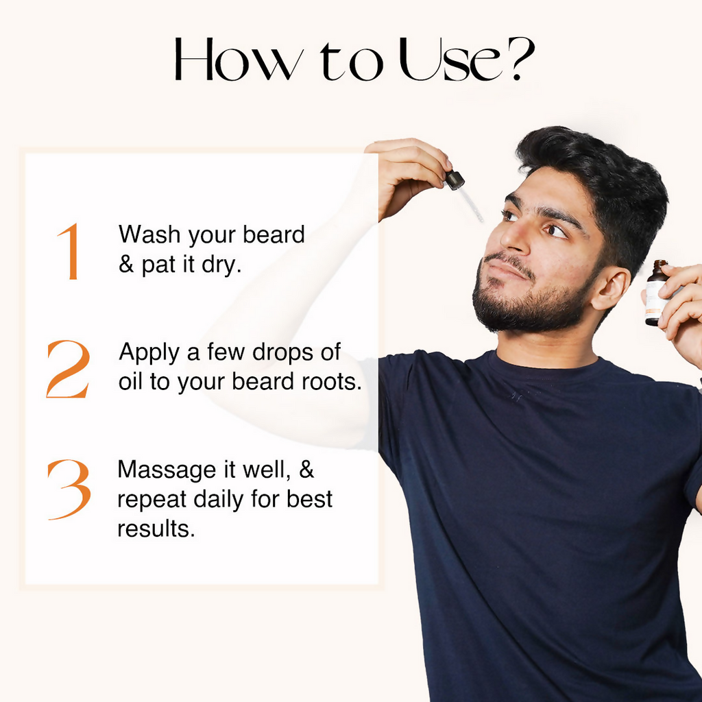 Nourish Mantra Advanced Beard Growth Oil Serum with Redensyl | Grocsy