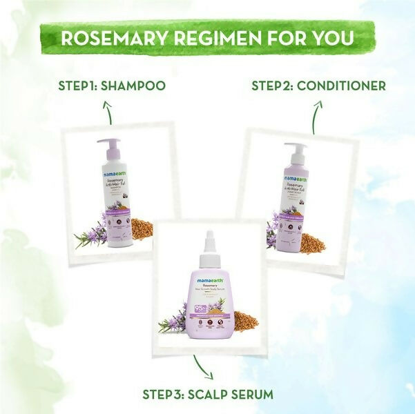 Mamaearth Rosemary Hair Growth Scalp Serum with 95% Pure Rosemary Oil | Grocsy