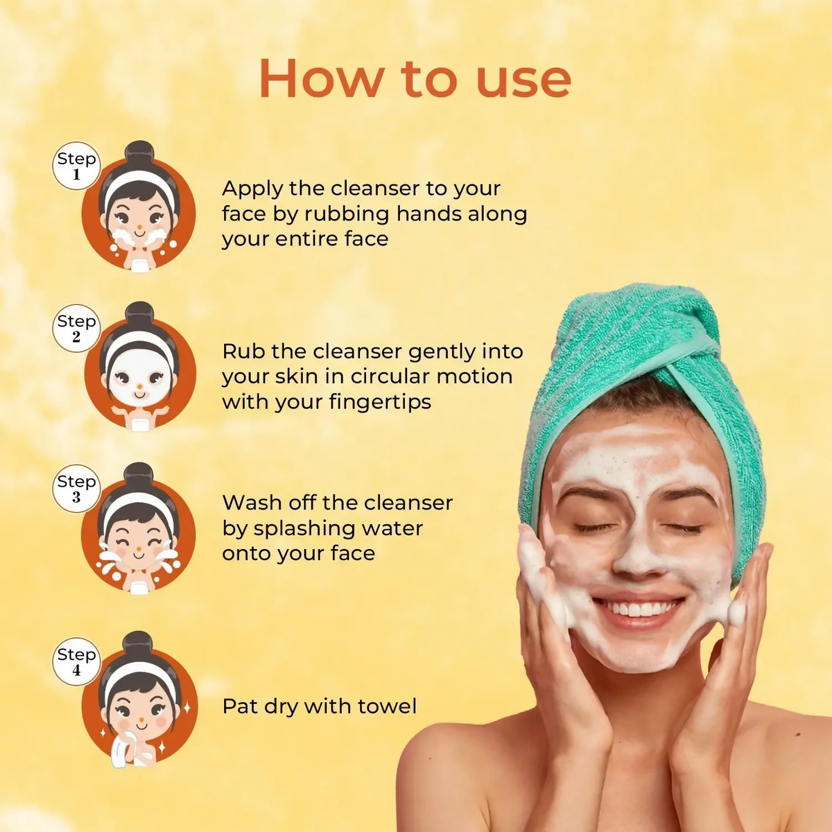 Rajasthan Herbals Herbal Facial Cleanser with Honey, Lemon & Rice Water | Grocsy