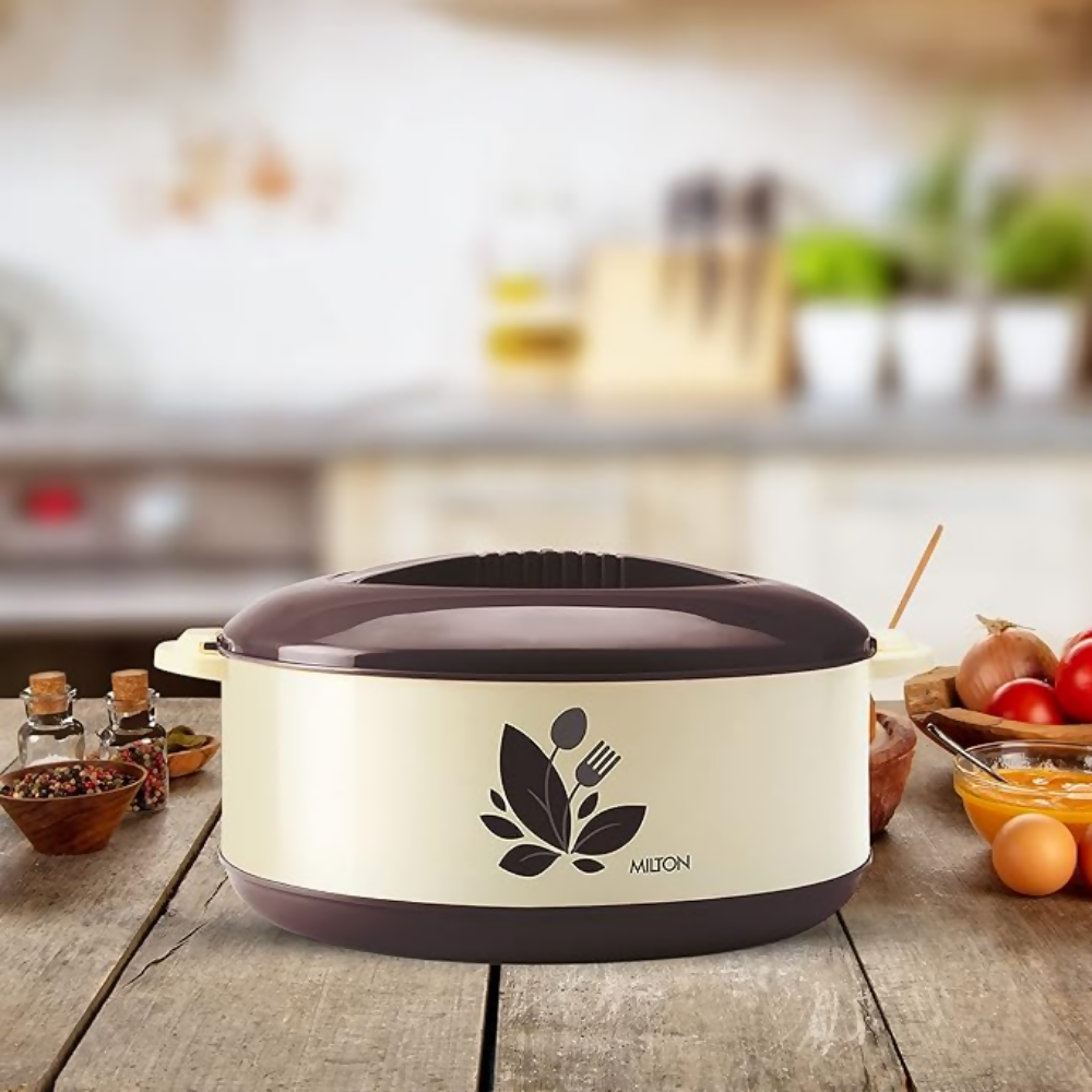 Milton Orchid 1500 Inner Stainless Steel Serving Casserole with Lid | Grocsy