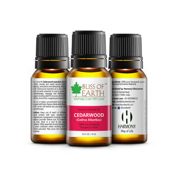 Bliss of Earth Premium Essential Oil Cedarwood | Grocsy