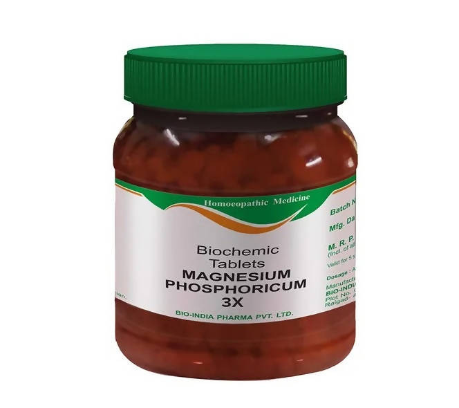 Bio India Homeopathy Magnesium Phosphoricum Biochemic Tablets | Grocsy