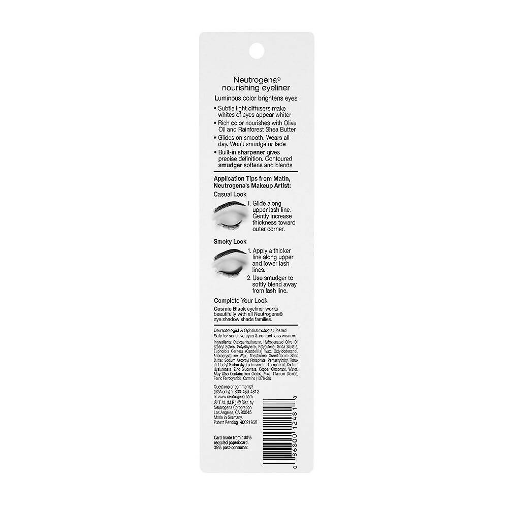 Neutrogena Nourishing Eye Liner Cosmic Black 10 | Grocsy