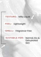 Hyphen By Kriti Sanon 7% Ceramides-Nmf Milky Toner Essence With 5% Glass Skin Blend Of Rice Water Snow Mushroom & Oatmeal | Grocsy