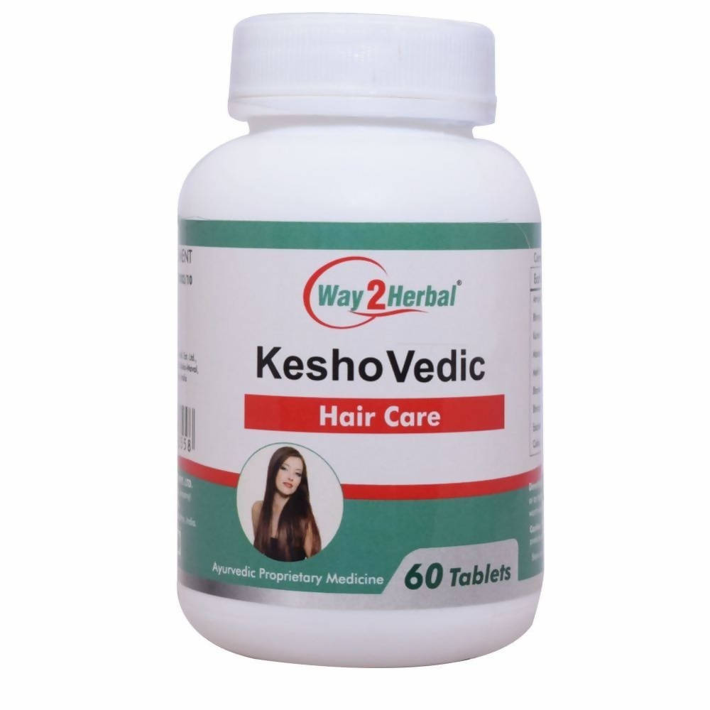 Way2herbal Kesho Vedic Hair Care Tablets | Grocsy