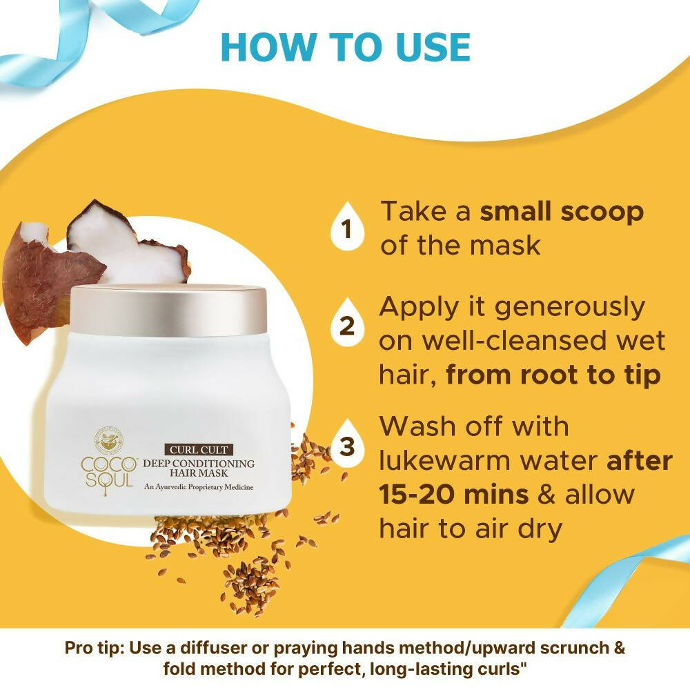 Coco Soul Curl Cult Deep Conditioning Hair Mask | Grocsy