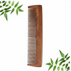 Bronson Professional Kacchi Neem Ayurvedic Wooden Comb | Grocsy