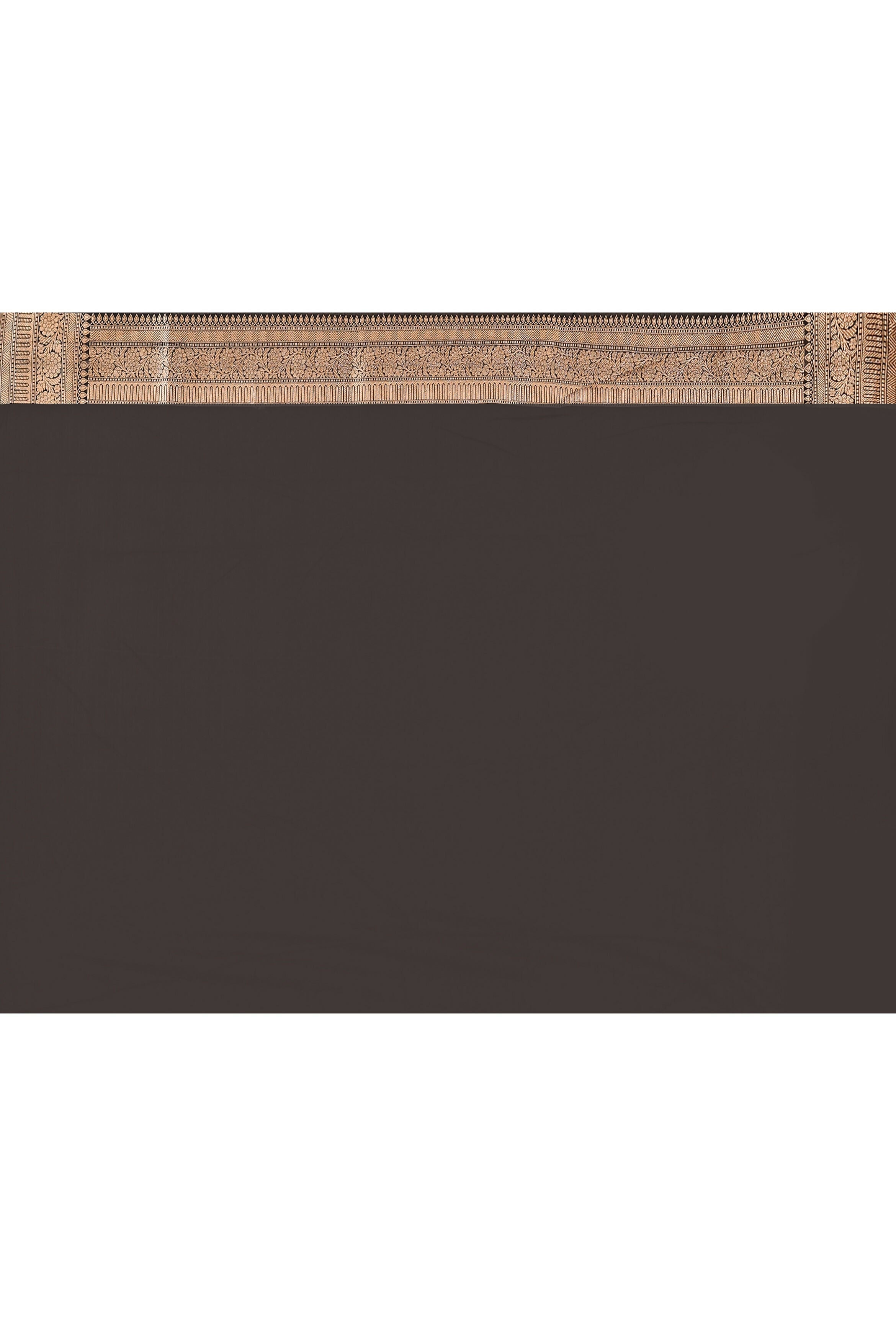 Joban Fashion Black Pure Katan Pure Handloom Banarasi Silk Saree | Grocsy