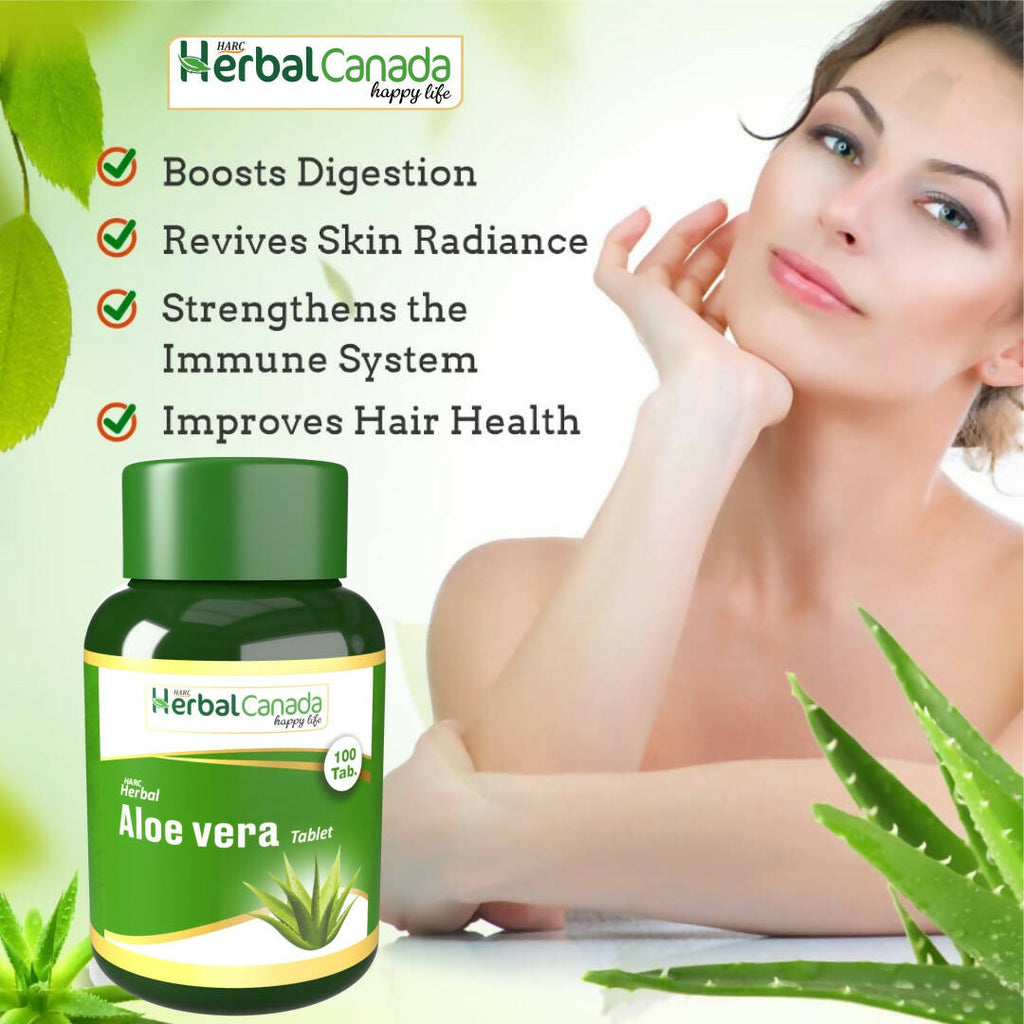 Herbal Canada Aloe Vera Extract Tablets | Grocsy
