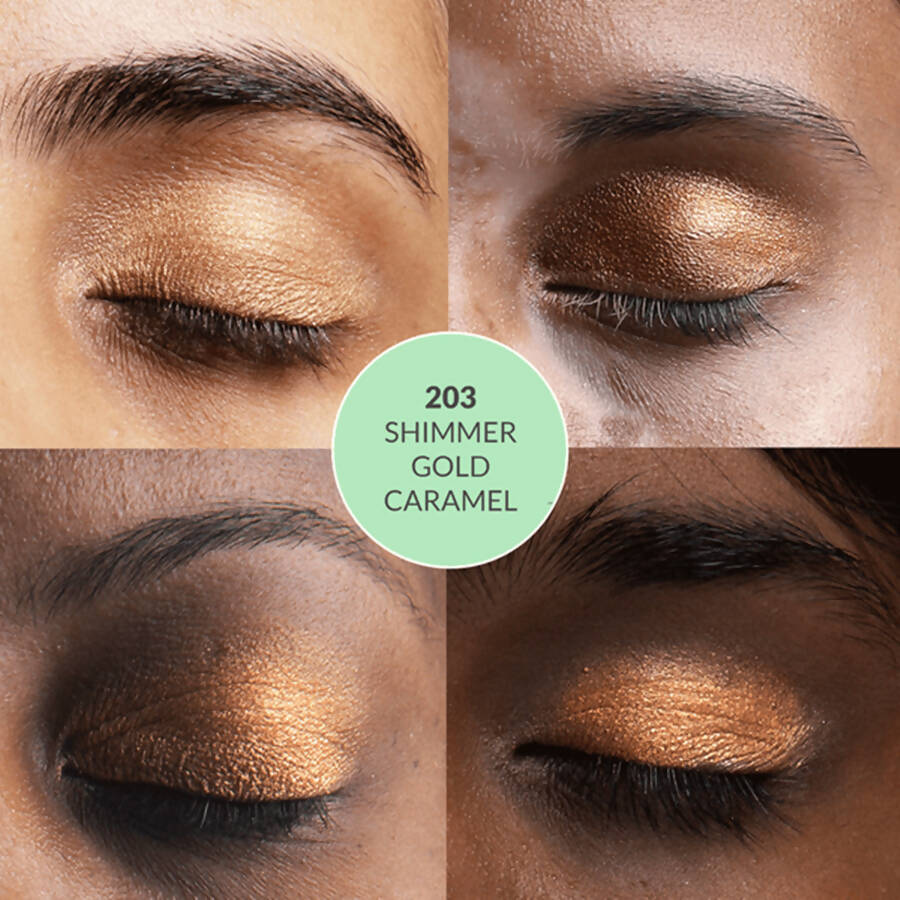 Disguise Satin Smooth Eyeshadow Squares - Shimmer Gold Caramel 203 | Grocsy