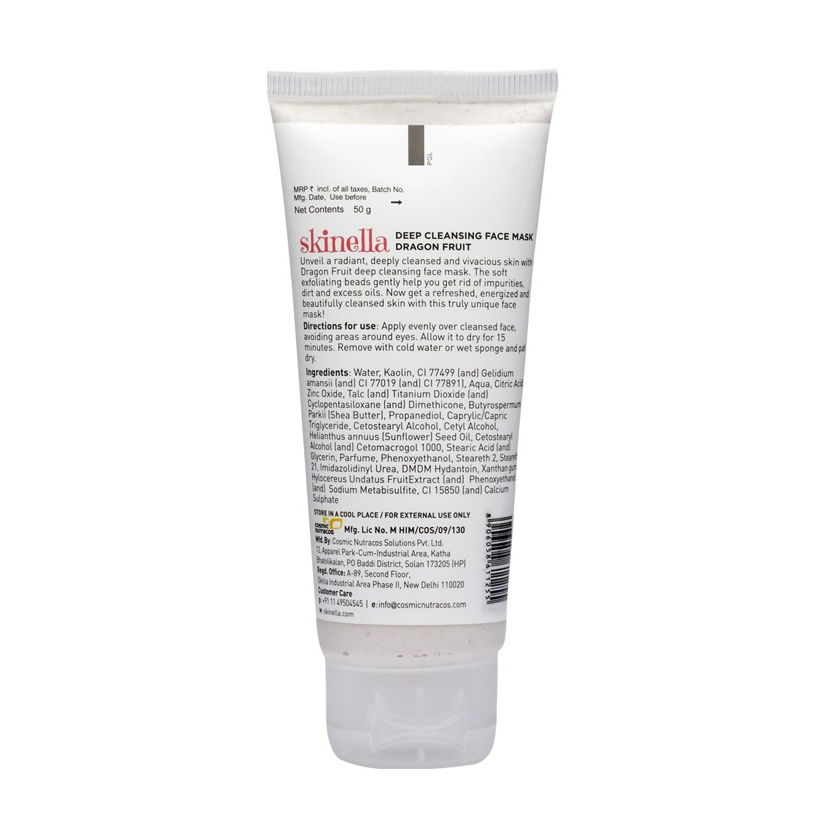 Skinella Dragon Fruit Instaglow Paste Face Mask | Grocsy