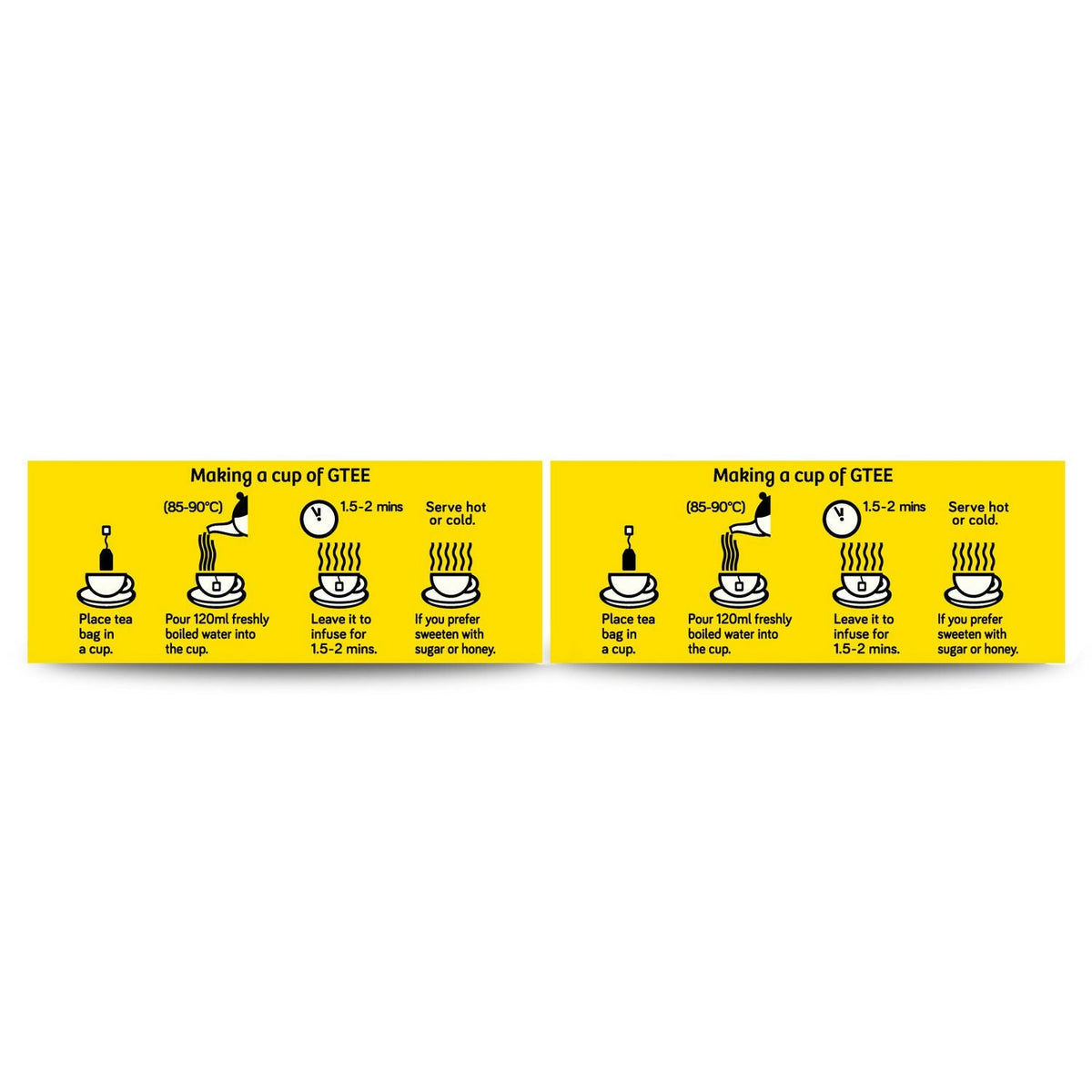Gtee Green Tea Bags - Lemon & Ginger | Grocsy