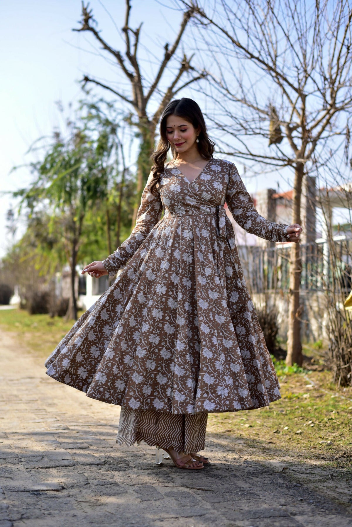 Aayaa Pure Cotton Silk Suit With Heavy Digital Print - Multi Color | Grocsy