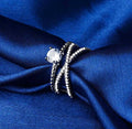 Joban Fashion Silver Brass Adjustable Ring | Grocsy