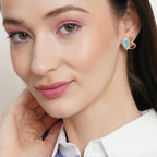 Flower Studs- Ruby Raang | Grocsy