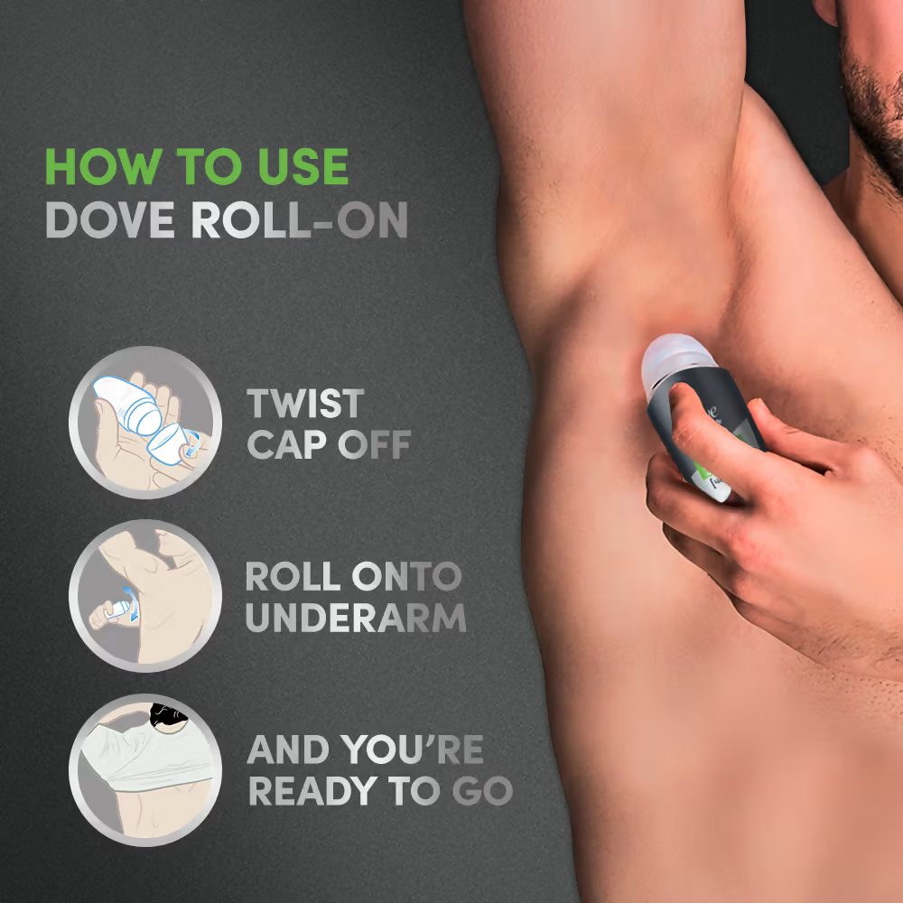 Dove Men + Care Extra Fresh Anti - Perspirant Roll - On | Grocsy