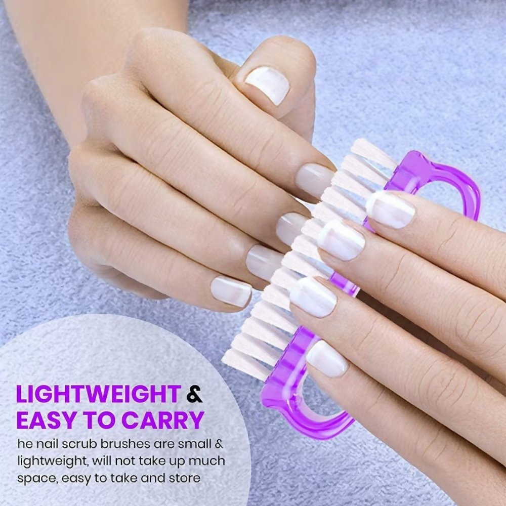 Bronson Professional Handle Grip Nail Brush Fingernail Pedicure Scrub Foot Brush | Grocsy