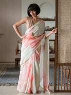 Suta Green Floral Pure Cotton Saree | Grocsy