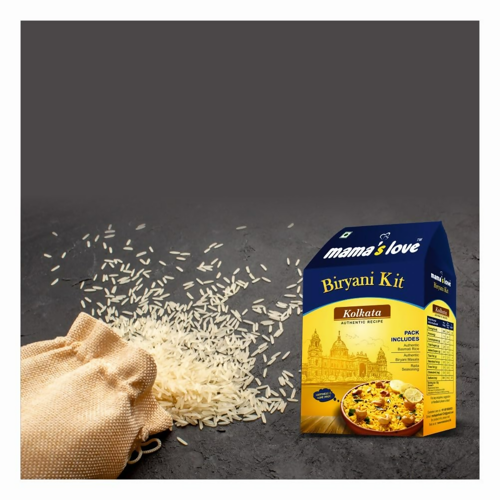 Mama's Love Biryani Kit Kolkata Authentic Recipe | Grocsy