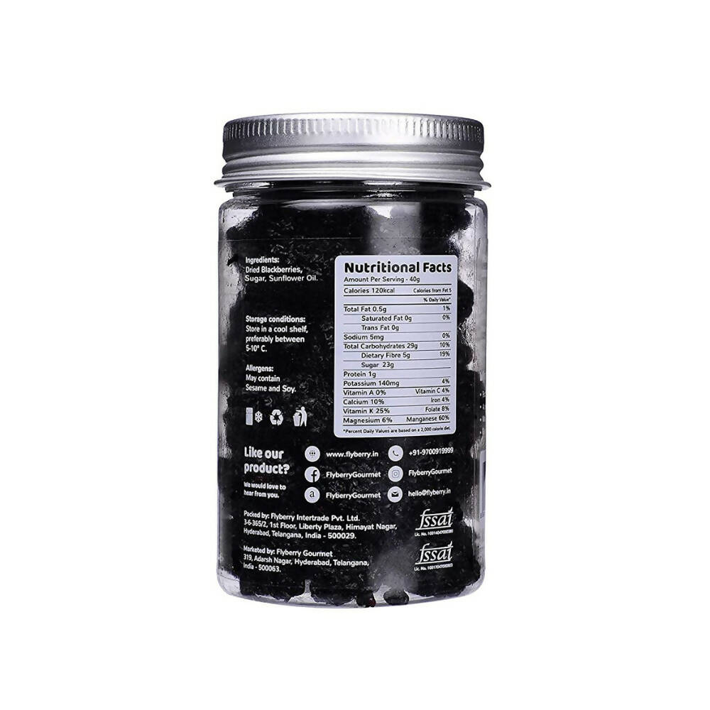 Flyberry Gourmet Dried Breathtaking Blackberries | Grocsy