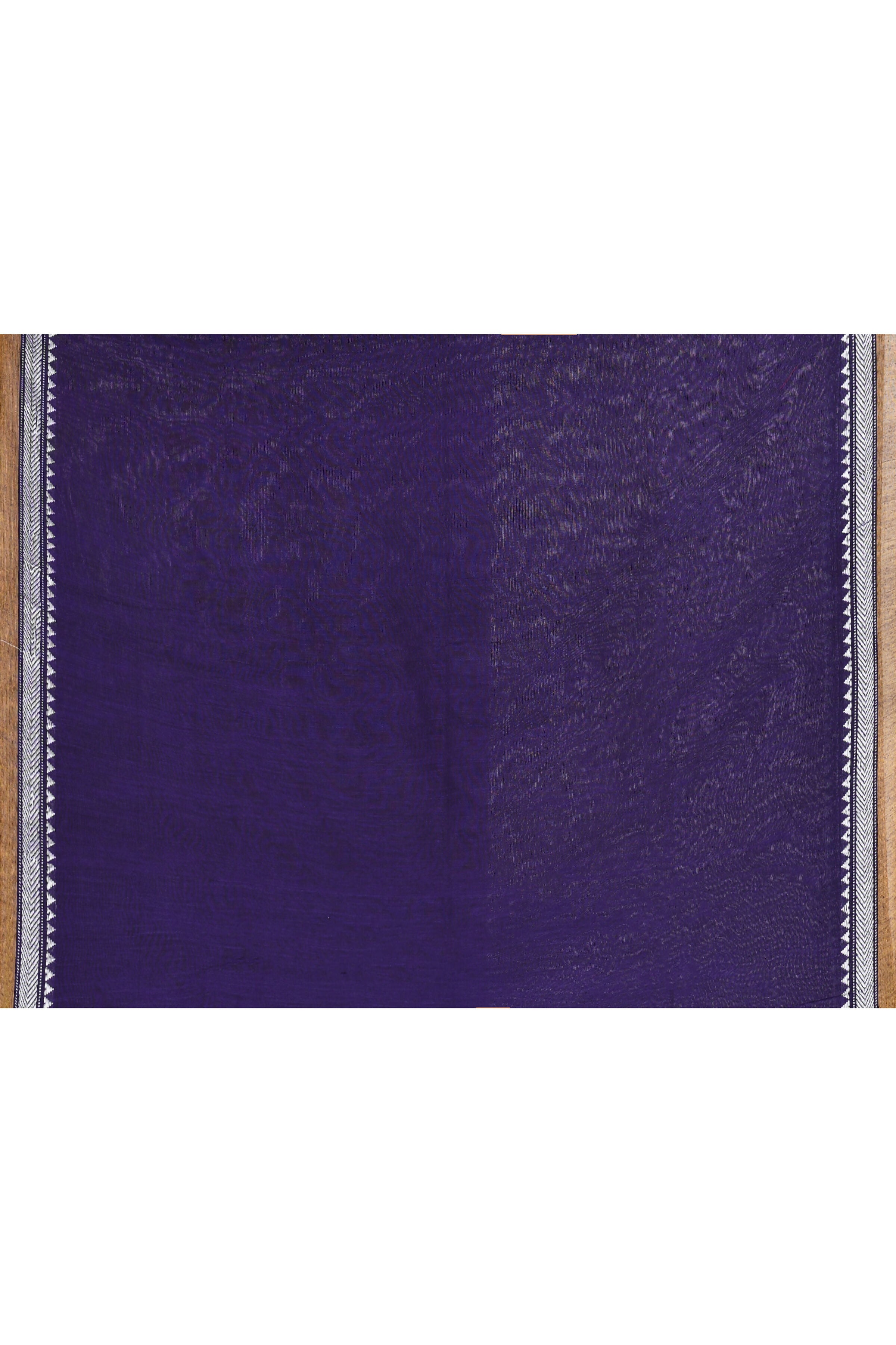 Piyari Fashion Women's Purple Embellished Cotton Blend Jamdani Saree | Grocsy