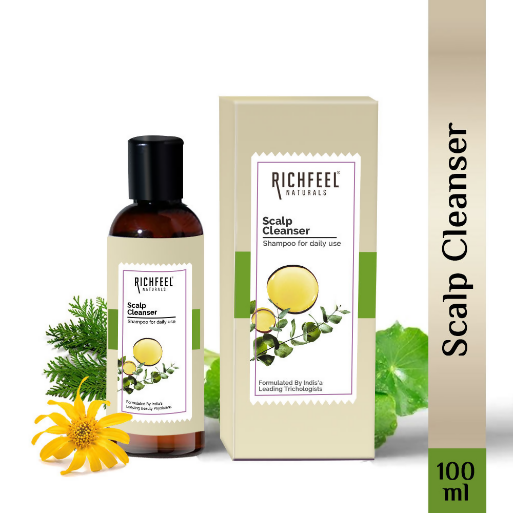 Richfeel Scalp Cleanser - Dandruff Control Hair Fall | Grocsy