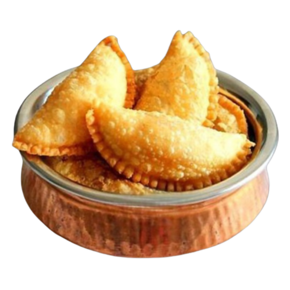 Godavari Vantillu Kajjikayalu (Crispy Coconut Gujiya/Karanji) | Grocsy