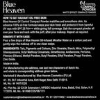 Blue Heaven Oil Control Compact Powder Matte Finish SPF 25 PA+++ Vanilla | Grocsy