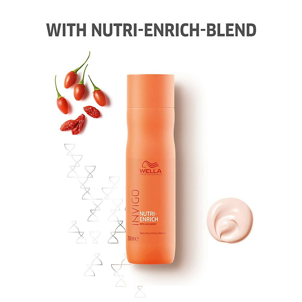 Wella Professionals Invigo Nutri Enrich Deep Nourishing Mask And Shampoo Combo | Grocsy