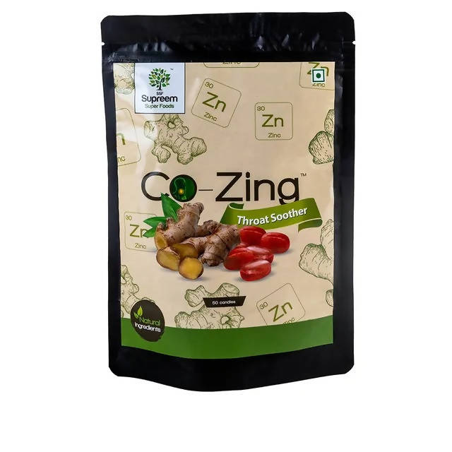 Supreem Super Foods Co-Zing Throat Soother Candy | Grocsy