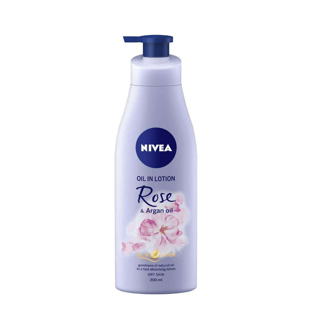 Nivea Oil in Lotion - Rose & Argan Oil | Grocsy
