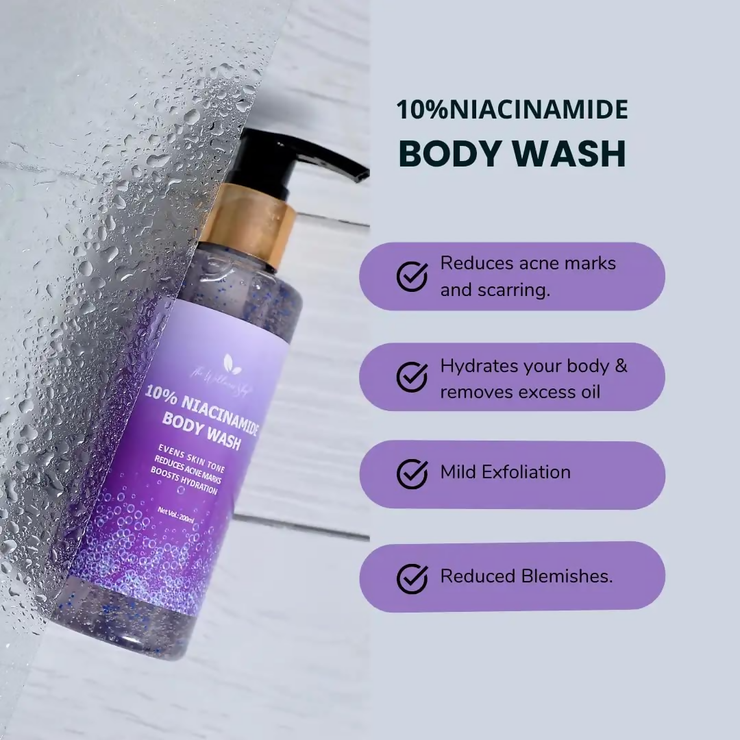 The Wellness Shop 10% Niacinamide Body Wash | Grocsy
