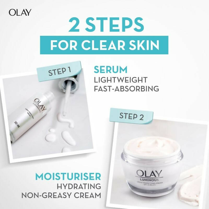 Olay Luminous Niacinamide Face Cream SPF 15 PA++ For Clear & Even Skin | Grocsy