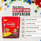 Geofit Smart Kids Nutritional Health Drink Protein Powder - Chocolate Flavor | Grocsy
