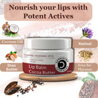 Dermistry Nourishing Cocoa Butter Lip Balm & Coffee Lip Scrub | Grocsy